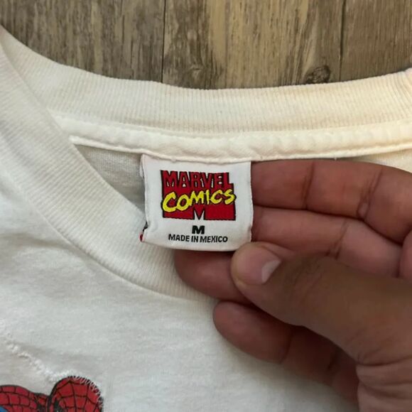 Vintage 2000s Marvel Comics The Amazing Spiderman Green Goblin Tee T-Shirt - Picture 4 of 6